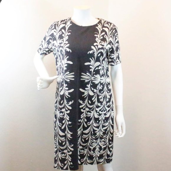 TORY BURCH Gray & White Dress